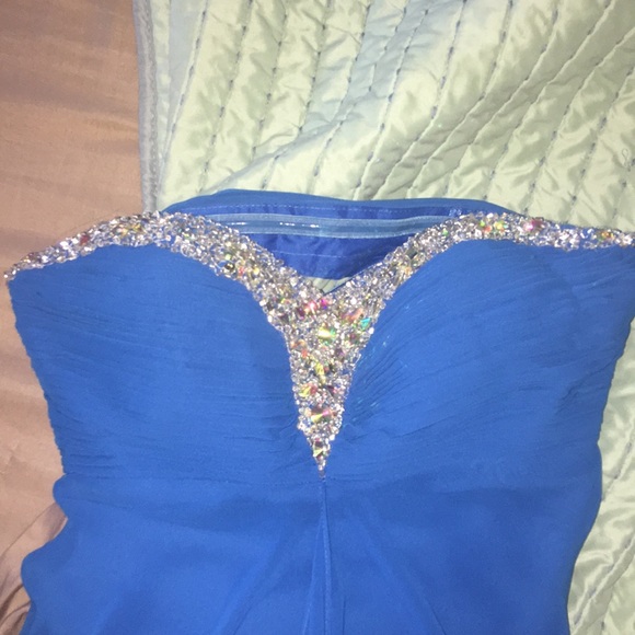 Favianna blue prom dress - Picture 6 of 8